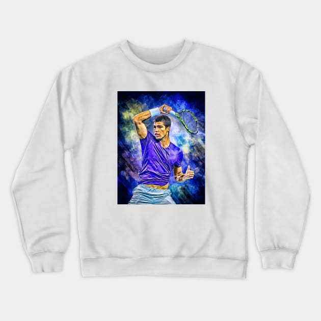 Carlos Alcaraz No Mercy Crewneck Sweatshirt by WikiDikoShop